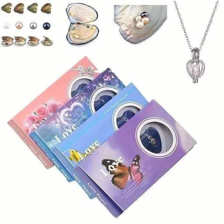 Natural Oyster Wish Pearl Vacuum Can Pendant Necklace Charm Necklace Gift Popular Fashion Women Jewelry Gift