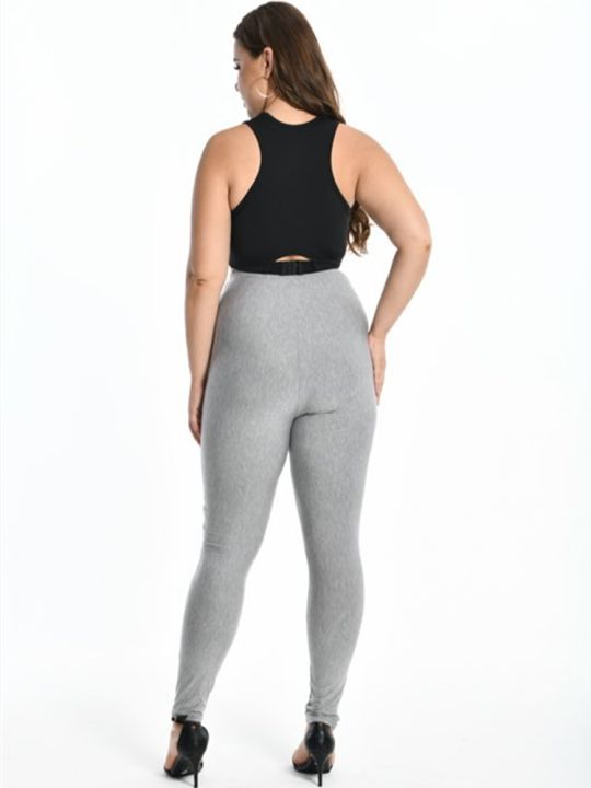 Solid%20Color%20Jeggings%20XS-7xl%20Women's%20Modal%20Cotton%20Leggings%20Pant%20Large%20Size%20Grey%20Black%20White%20Pink%20Navy%20Blue%206XL%205XL%204XL%20XXXL%20Femme%20-%20Image%204