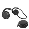 A6 Small Bluetooth Headphones Wrap Around Head Comfortable Wireless Headphones Foldable Bluetooth Headsets with Microphone Purse.