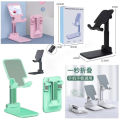 Mobile Stand Universal Tablet Desktop Folding Phone Stand Folding Desktop Mobile Phone Stand, Adjustable Stable, Portable, Compatible Mobile Phones & Tablets.