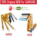 Original Fingerprint Sensor Scanner Touch ID Connect Return Key Recognition Sensor Flex Cable For Samsung Galaxy A23 A03S A037F. 