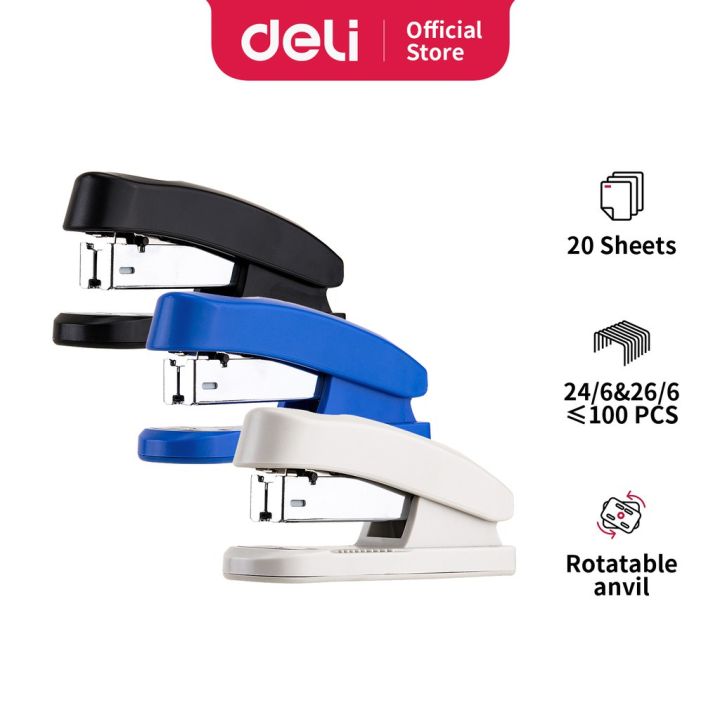 Deli E0325 Start Black Stapler