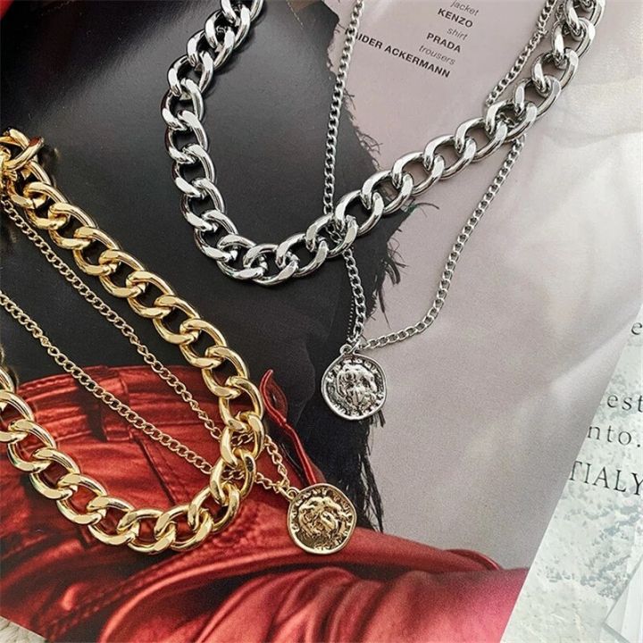 Aesthetic%20Vintage%20Necklace%20for%20Women%20Layered%20One%20Piece%20Pendant%20Jewelry%20Chain%20on%20the%20Neck%20Clothing%20Accessories%20Gift%20to%20Girlfriend%20-%20Image%204