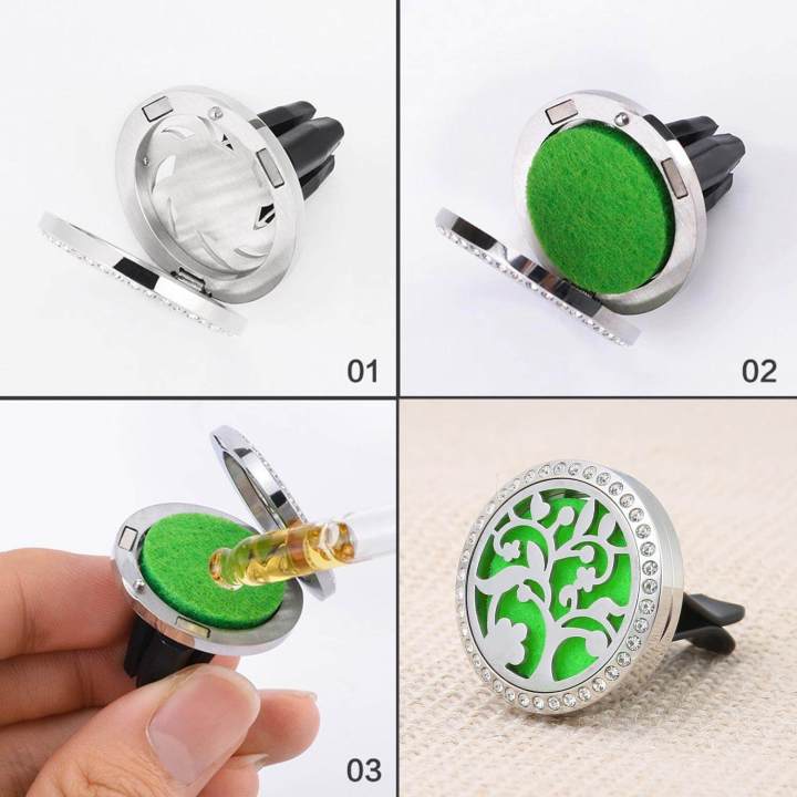 Car%20Air%20Freshener%20Clip%20Essential%20Oil%20Diffuser%20Stainless%20Steel%20Natural%20Air%20Freshener%20For%20Air%20Vent%20Aromatherapy%20With%2010%20Felt%20Pads%20(E)%20-%20Image%206