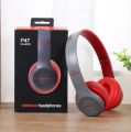 🎧 P47 Wireless Bluetooth Headphone with Mic – Foldable & High Bass Stereo Sound. 