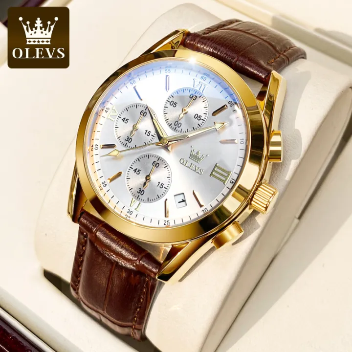 Ole-vs%202872%20Brown%20PU%20Leather%20Chronograph%20Fashion%20Wrist%20Watch%20For%20Men%20-%20Watch%20For%20Men%20-%20Image%204