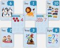 TownStore Early learning Preschool English Activity Flash Cards for Ages 3+ Kids Including Alphabet, Numbers, Colors, Shapes, Days, Months, Vocabulary with Brainstorming Activities - 96 Flash Card.