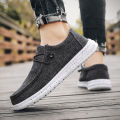 Spring Summer Classic Blue Mens Canvas Loafers Big Size 48 Comfortable Platform Shoes Casual Men Flats Low Shoes Men Espadrilles Wearhouse. 