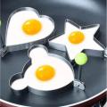 Stainless Steel Fried Egg Pancakes Ring Egg Frying Molds Cooking Tool Random Style. 