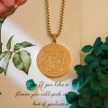 Seal of The 7 Archangels Pendant Necklaces for Men Seal of Solomon Spiritual Talisman Protection Amulet Stainless Steel Jewelry.