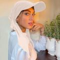 Baseball Hat Cap Hijab Shawl Simple Fabric Turban Summer Breathable Muslim Headscarf Hijab Cap For Women Men. 