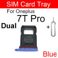 For OnePlus 6/6T,OnePlus 7/7Pro,7T/7T Pro Single / Dual Nano Sim Card Tray Holder Sim Adaptor With Free Sim Ejector Pin Replacement Part. 
