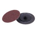 50 PCS 2 inch /50 mm 80 Grit Roll Lock Sanding Disc Abrasive Pads. 