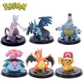 Pokemon Action Figures Mewtwo Pikachu Toy Base Charizard Blastoise Venusaur PVC Model Toys for Children Gift KEEMEEUYZO. 