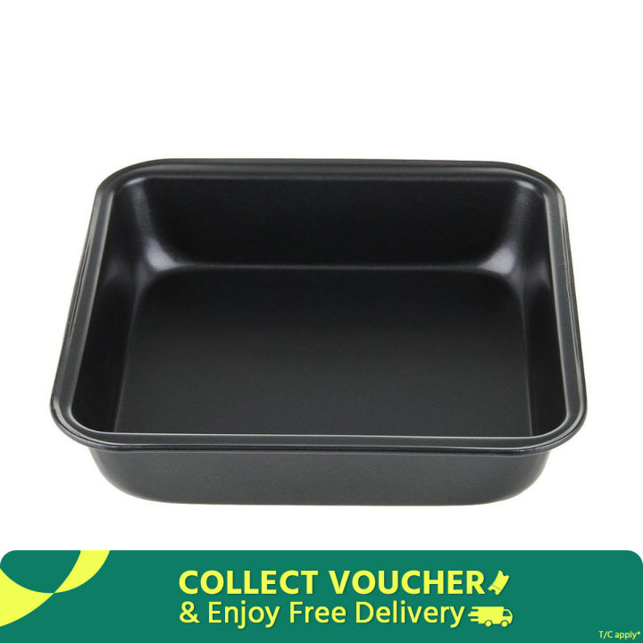 Non Stick Cake Pan Bread Mold Black (8 inch)