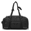 OZUKO 9834 Large 46L Travel Duffel Bag Sports Gym Waterproof Carry-on Backpack With Shoe Compartment(Black). 