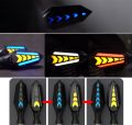 2pcs 12v Motorcycle Turn Signals Lights 22 SMD Water Flowing Indicator Arrow Blinker Lamps Universal. 