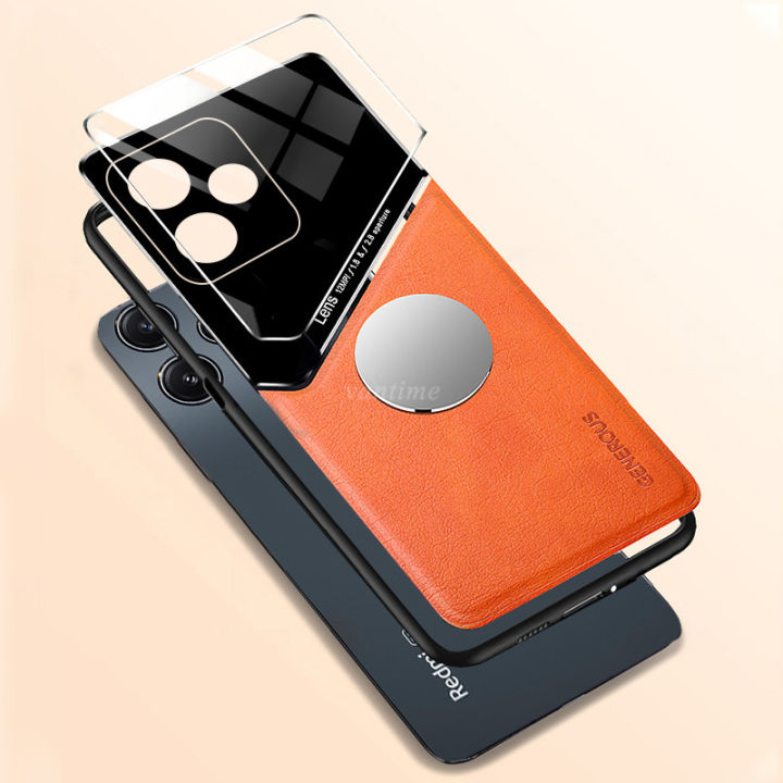 For%20Xiaomi%20Redmi%2012%205G%20Case%20Hybrid%20Slim%20Magnetic%20Attraction%20Phone%20Cover%20-%20Image%203