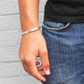 Stainless Steel Cuff Bangles Bracelets for Men. 