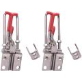 2-Pack 2000Lbs Capacity Heavy Duty Adjustable Latch U Bolt Self-Lock Toggle Clamp.