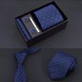 Tie Set Men Fashion Luxurious Set Gift Box Wedding Party.