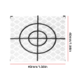NXFDSIOZ 300Pcs Prism Measurement Reflector Sheet Reflective Tape Target Total Station Tunnel Survey 40X40mm. 