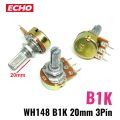 1ps- B1K 1K Ohm WH148 3Pin Linear Potentiometer Pot Shaft 20mm Mono Volume   Controller. 