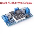DC DC Step Up XL6009 4A Adjustable Boost Converter DC 4.5-32v To 5-35v Power Supply Voltage Regulator Module With LED Display Voltmeter. 