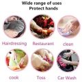 100 Pcs Disposable Food Prep Gloves /100 Piece Plastic Food Safe Disposable Gloves/Plastic Handgloves/Hand Gloves For Outdoor/Food Handling, Transparent, One Size Fits Most - Gloves. 