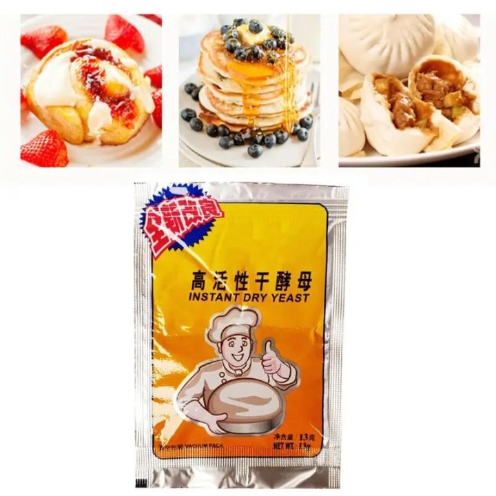 【Cathery Baby Store】65g Yeast Dry Yeast High Tolerance Kitchen Baking Supplies