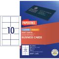 White Texture Ambush paper for Business Card, Certificate Print Paper 20 sheets pack. 