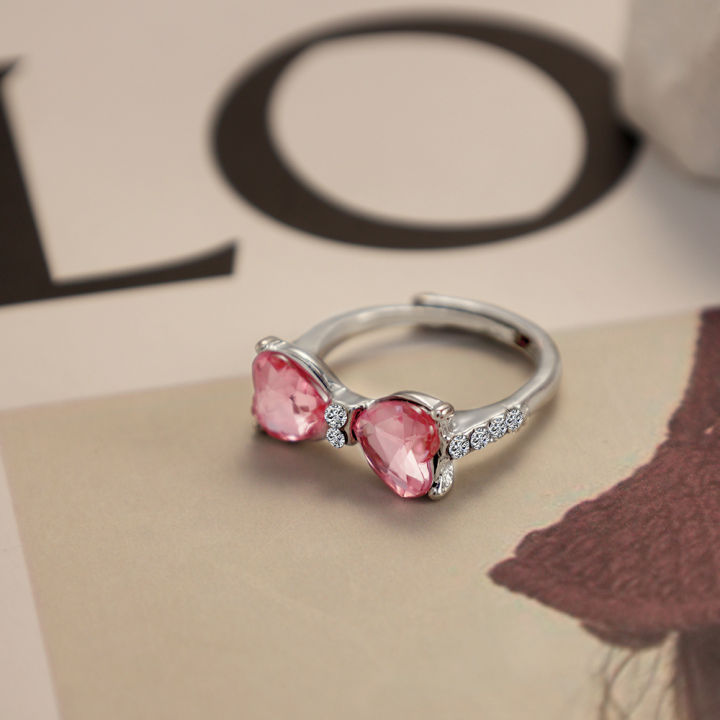 Y2K%20Girls%20Princess%20Pink%20Bowknot%20Zircon%20Ring%20for%20Female%20Delicate%20Sweet%20Girl%20Zircon%20Ring%20Birthday%20Party%20Jewelry%20Accessories%20-%20Image%206