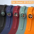 Silicone Strap + Cover For Huawei Watch GT3 GT2 42MM 46MM GT2E Bracelet Watch Band Case For Huavei GT 3 2 42 46 MM 2E GT2 Pro. 