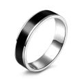 Silver Style Stainless Steel Sleek Ring for Men and Boys.