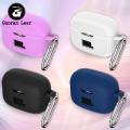 【FUPANG】Silicone Protective Cover Anti-drop Solid Color Bluetooth-compatible Compatible For Tune 230nc Tws. 