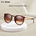 OQ BOGA 4 Styles Fashion Unisex Outdoor Anti-UV Sunglasses UV400 Men Women Driving Eye Protection Metal Oval Frame Sun Glasses. 