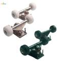 Skateboard Trucks and Wheels Set, 52mm Skateboard Wheels and Bearings Set, Skateboard Trucks 5", Skateboard Riser Pads, Skateboard Hardware Set.