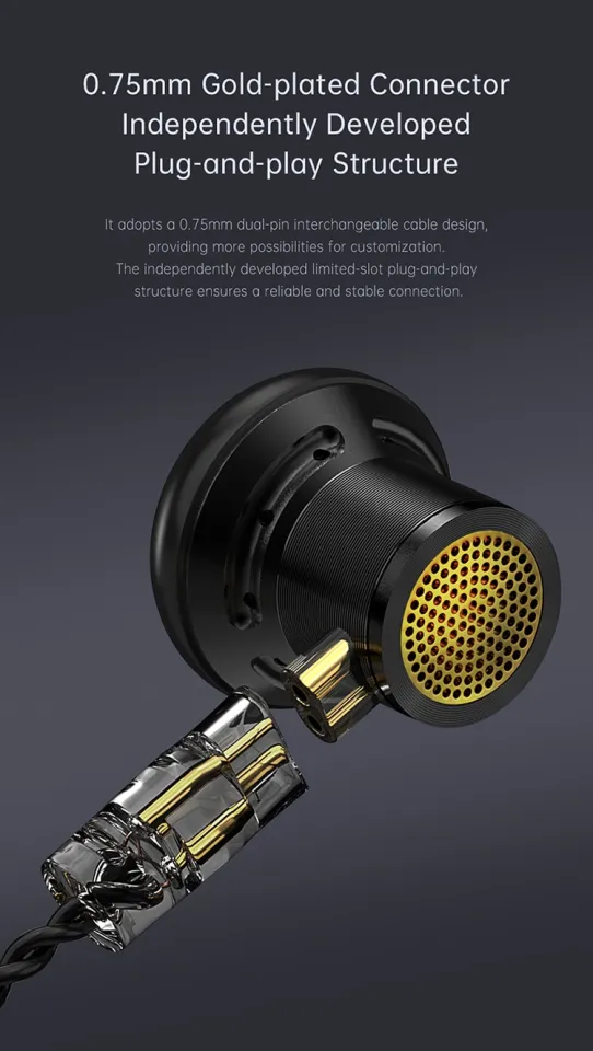 ND DTS in Ear Flat-Head Earphone Dynamic Driver Noise