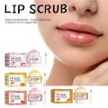 Peach Lip Scrub Exfoliating Lightening Fade Lip Lines Anti Dryness Removing Dead Skin Moisturizing Care Makeup Lip Care. 