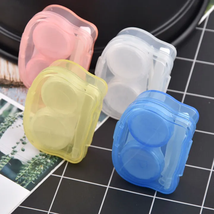 New 808 contact lens beautiful pupil box, simple and convenient to carry, dual care companion box