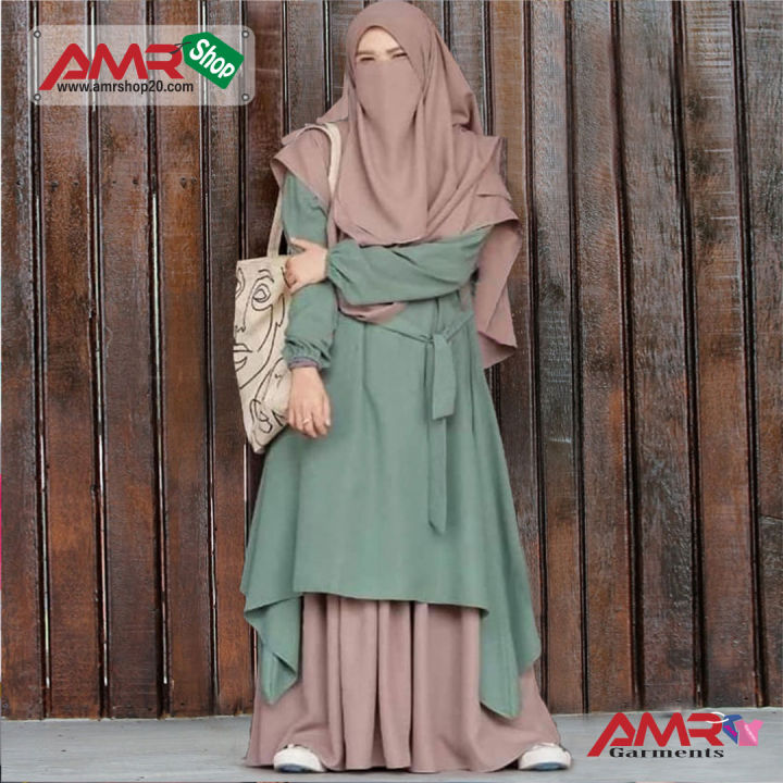 Irani%20Queen%20Style%20Abaya%20Burka,%20Pane%20Contrast%20Color%20-%20Image%202