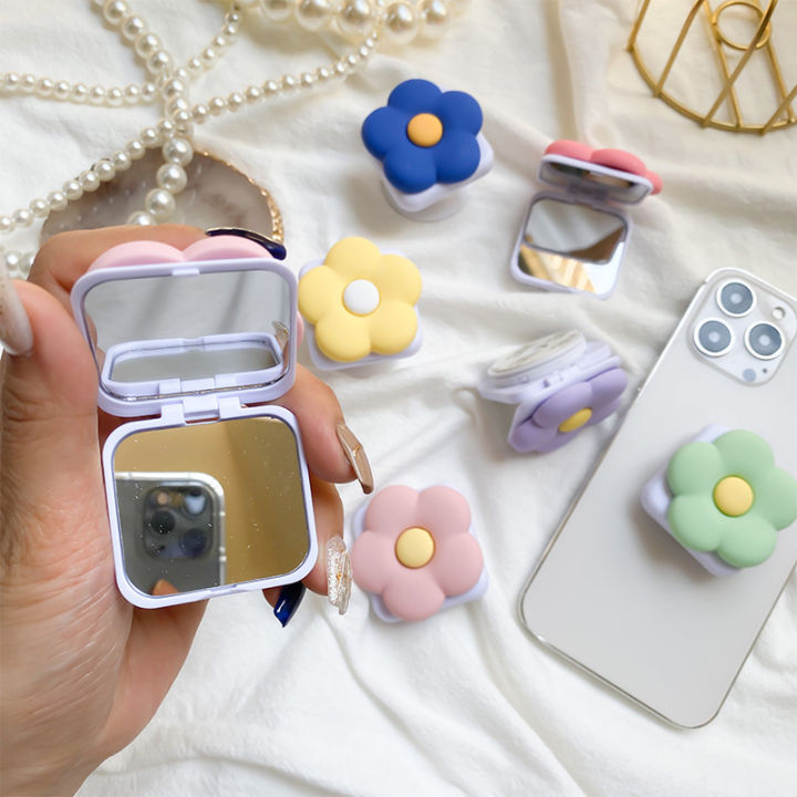 Flower%20Mirror%20Universal%20Phone%20Holder%20Griptok%20Support%20For%20Smartphone%20Grip%20Folding%20Finger%20Stand%20Socket%20-%20Image%202