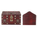 Treasure Chest Storage Box, Multipurpose Small Wood Treasure Box  for Decorations. 