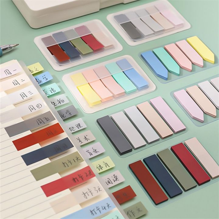 15 Types Color Self Adhesive Memo Pad Sticky Notes Bookmark Point It Marker Memo Sticker Paper Office School Supplies