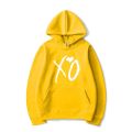 The Weeknd Solid Color Printed Hoodies XO Fashion Letter Print Hooded Sweatshirt Men Women Harajuku  Hop Pullover Hoodie Tops. 