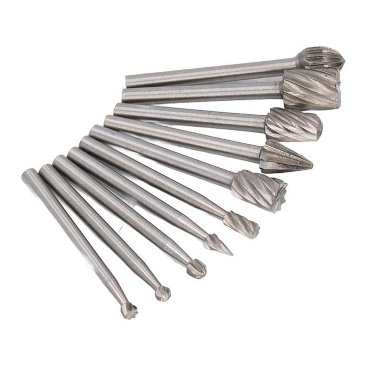 Rotary File, Wide Usage 10 Pcs Rotary Tool for Non Metallic Material