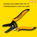 180Mm Welloo Wire Stripper Cutter Wire Stripping Tool And Multi-Function Hand Tool - Multimeter.