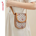 Aokang Bag Women's Bag2022New Popular Niche French Bear Good-looking Female Crossbody All-Matching Bag.