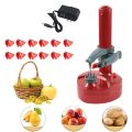 Electric Potato Peeler Apple Peeler Rapid Rotating Peeling Machine Automatic Rotating Fruit Potato Peeler Kitchen Peeling Tool.