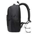 Bange BG-1922 16 inch Men Oxford Fabric Waterproof Backpack with USB Port(Black). 